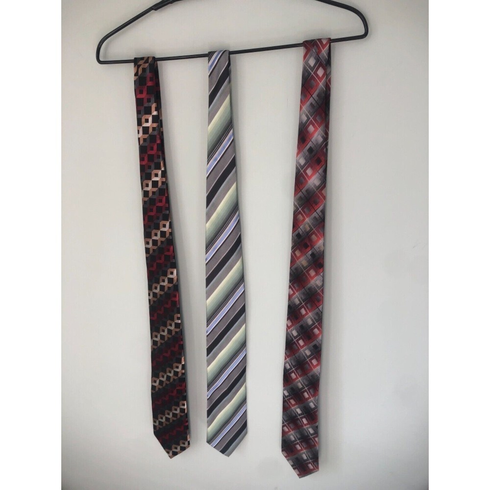 Alexander Julian Colours Tie Lot Bundle Red Green